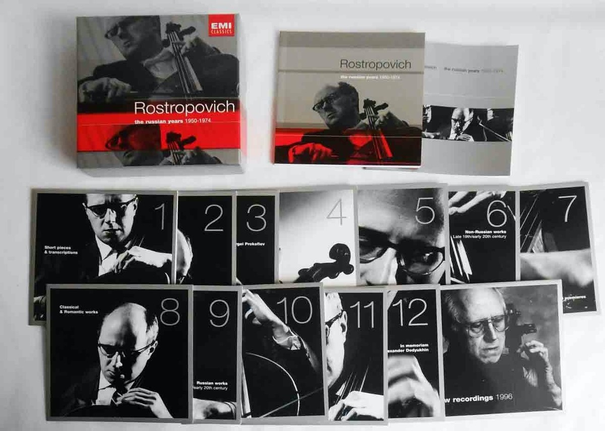新品⭕️Rostropovich Russian Years 13枚 13CD Box Mstislav Rostropovich: The Russian Years (EMI) 1997 | eBay