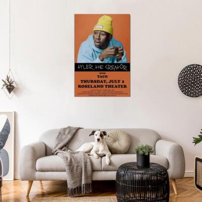 nedavius tyler the creator アート作品 額付き Tyler The Creator - A3 Framed Art Poster – Poster Prints NZ