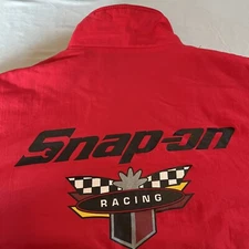 VINTAGE USA SNAP-ON RACING SWINGSTER QUILT LINED LIGHTWEIGHT MENS MEDIUM JACKET