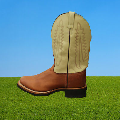 Twisted X Womens Horseman, Westernstiefel, Damen, Marbled Distressed-Beige,Gr.40
