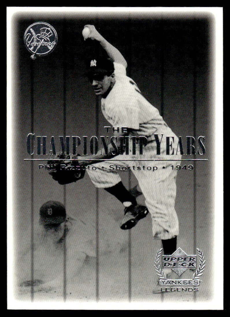 2000 Upper Deck Yankees Legends #77 Phil Rizzuto HOF New York Yankees