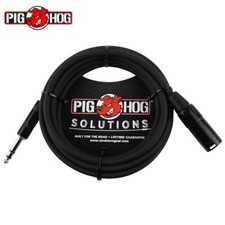 Pig Hog PX-TMXM2 10FT TRS Male to XLR Male Balanced Cable Black