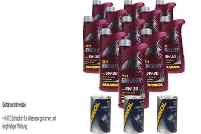 11L Motoröl MANNOL Energy 5W-30 3x MANNOL Leak-Stop ADDITIV