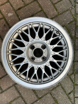 VOLKSWAGEN VW 15" BBS CROSS SPEICHEN ALU RAD 191601025AA 6.5Jx15 ET33 BESCHÄDIGT - Bild 1 von 4