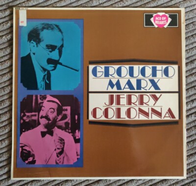 GROUCHO MARX / JERRY COLONNA ''   '' ORIG 1966 MONO AH 103 LP EX, EX 