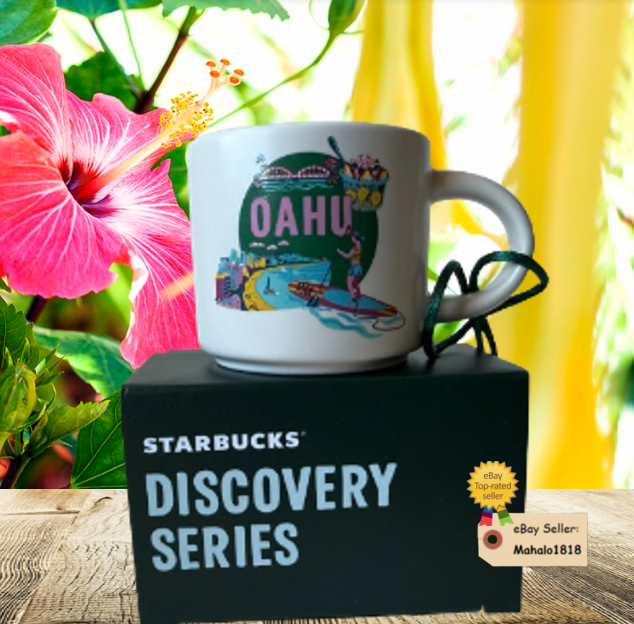 New 2025 Starbucks Hawaii Oahu Ornament 2oz