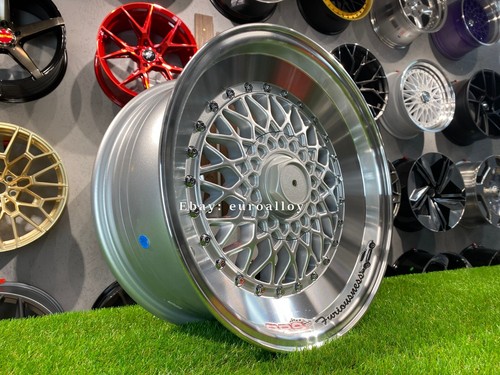 Ruedas pulidas plateadas estilo RS 4x100/4x108 de 16 pulgadas: se adapta a BMW - Imagen 8 de 12