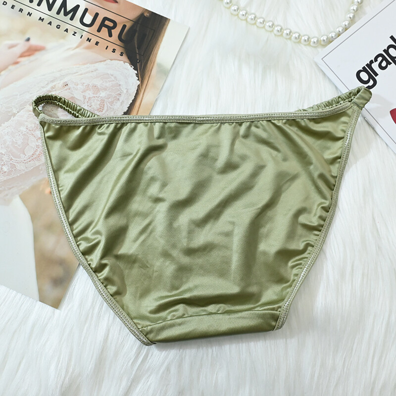 Set Of 6pcs Womens Sexy String Bikinis Panties Satin Panty Packs ...