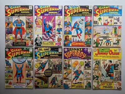 Superman Annual 1 (Date Stamp), 2, 3, 5, 8 DC Comics 80 Page 1 ...
