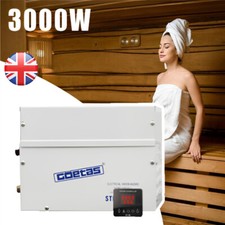 3KW Digital Touchscreen Steam Room Generator 220V UK Voltage Bathroom Sauna