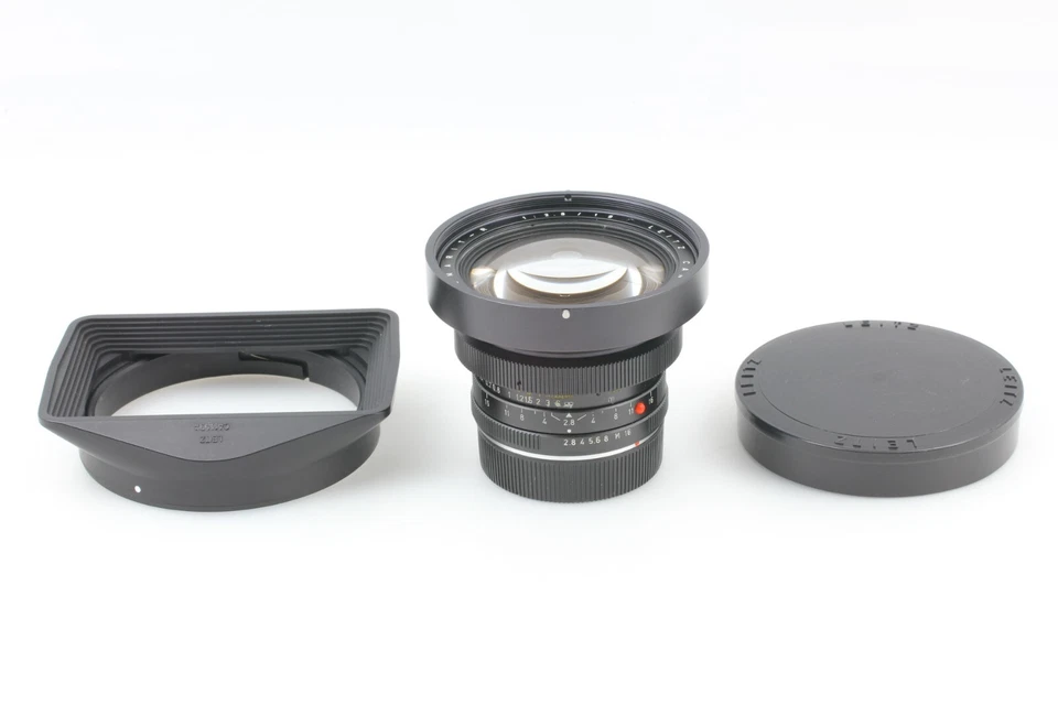 Overhauled【NEAR MINT w/ Hood】 Leica Elmarit R 19mm f/2.8 3 cam Leitz Canada Lens - Image 3 of 4