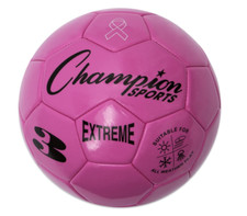Champion Sports Soccer Ball Pink Size 3 Extreme Series Composite