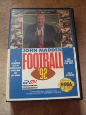 ebay® Auktion 387144800206 | JOHN MADDEN FOOTBALL 92 SEGA MEGA DRIVE / GENESIS SPIEL US VERSION OVP KOMPLETT Thumbnail of ebay® auction 387144800206 | JOHN MADDEN FOOTBALL 92 SEGA MEGA DRIVE / GENESIS SPIEL US VERSION OVP KOMPLETT