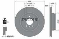 Bremsscheibe BMW T. 3 05-13