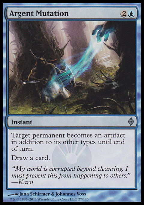 Magic the Gathering MTG Argent Mutation (27) New Phyrexia   LP