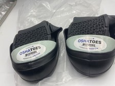 Oshatoes Black Rubber Waterproof Protective Cap Toe Work Boot Cover Overshoe M