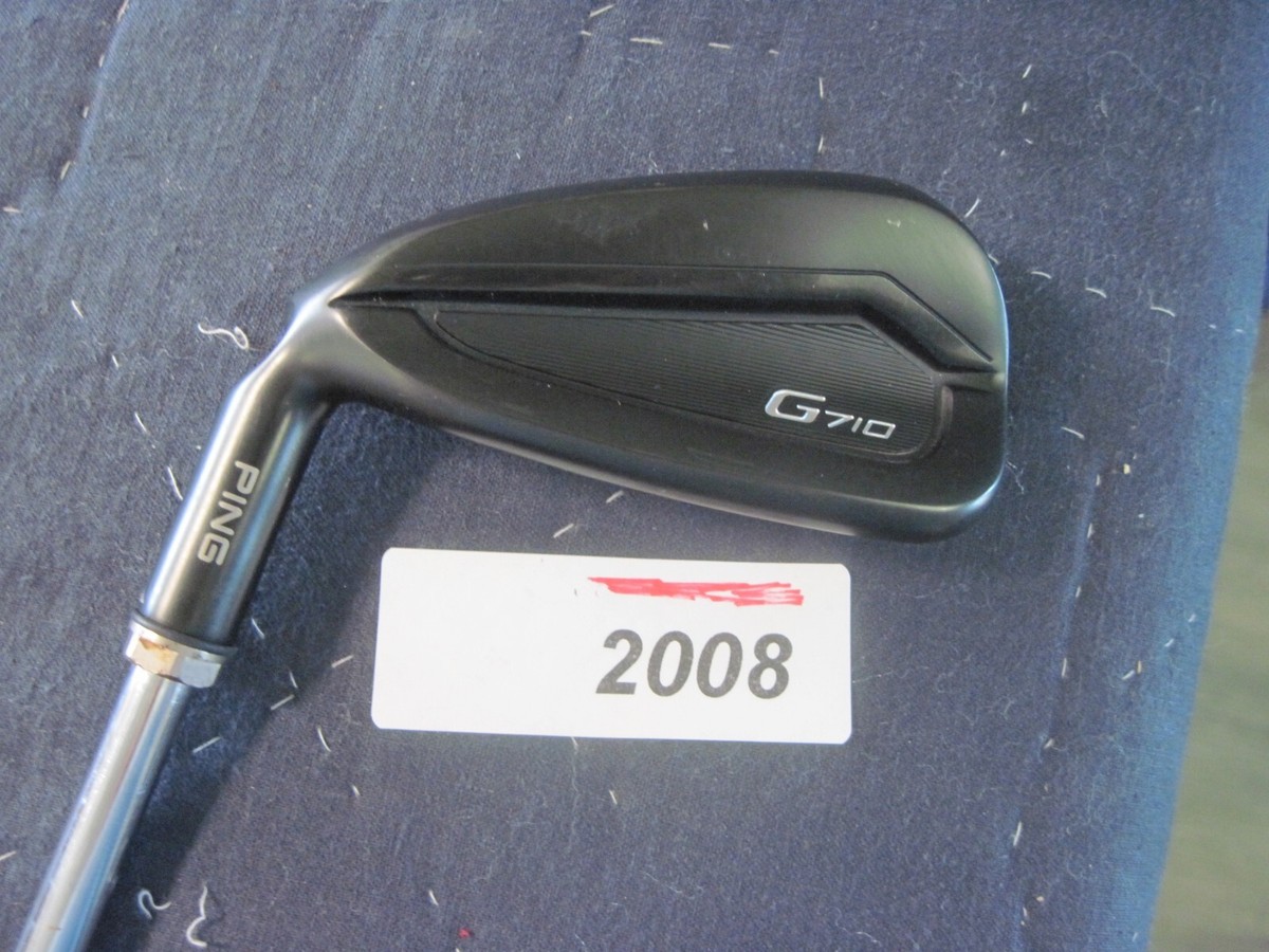 LH Ping G710 Black Dot Iron AWT Stiff Flex Steel #2008