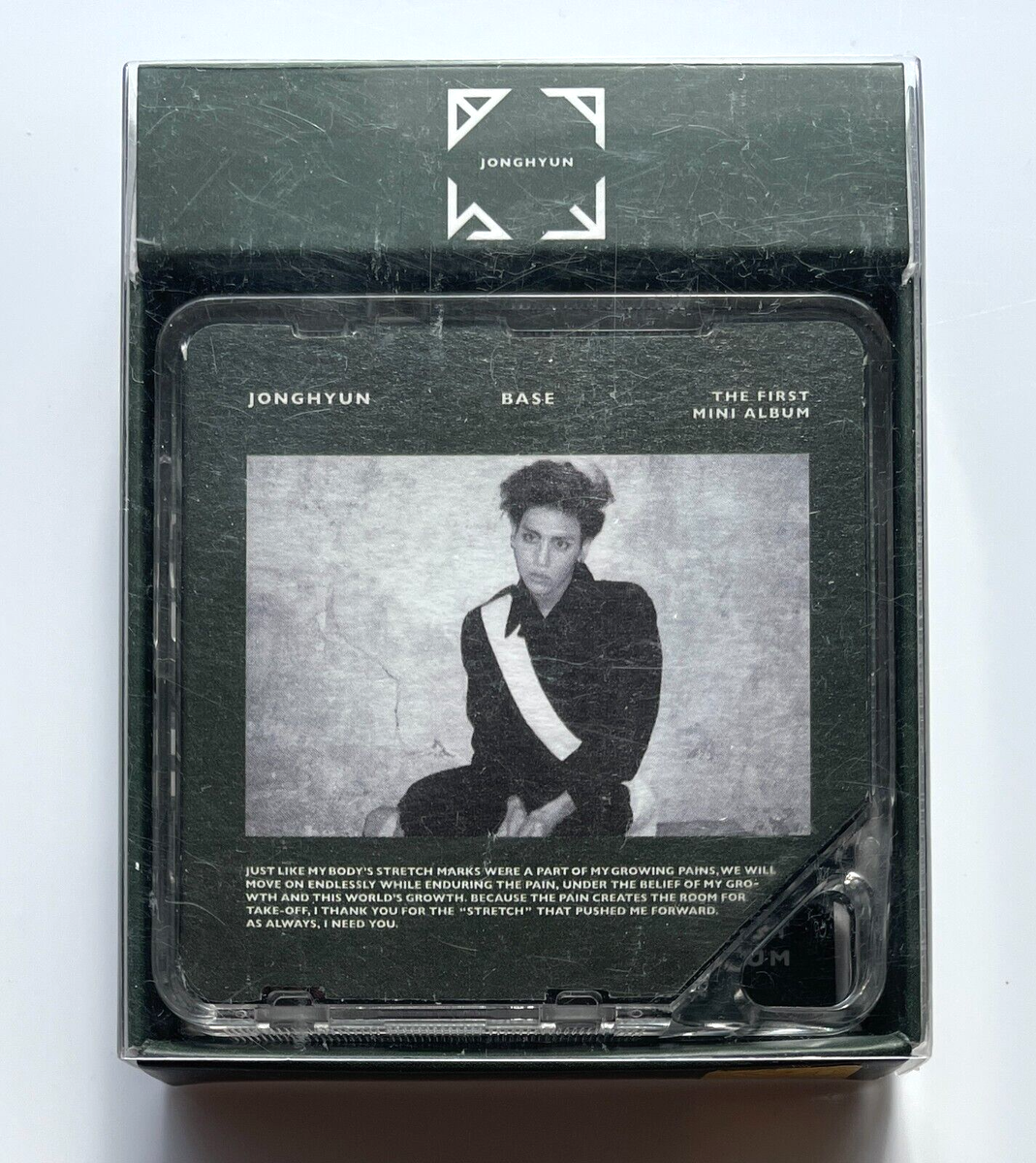 SHINee Jonghyun BASE Green ver. Kihno Kit Album 2017 With Sticker