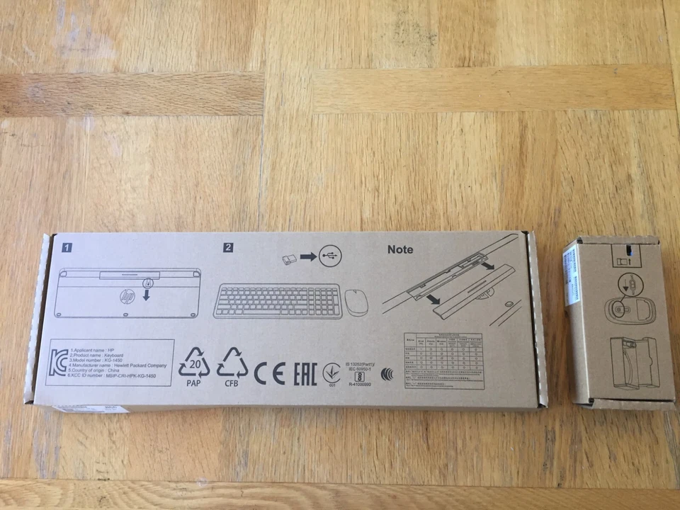 HP Arabic Wireless Keyboard and Mouse Slim Bilingual Arabic and English layout - Image 4 of 4