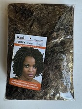 Kadi Natural Fluffy Twist Hair - Prof. Grade Kanekalon - T1B/27 Black/Honey Blnd