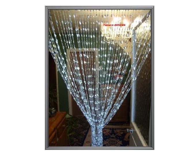 Beaded Acrylic Door Curtain Summer Blind Hanging Fly Screen 180cm