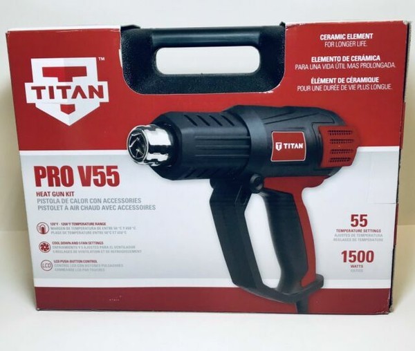 Titan 0503067 Pro V55 Heat Gun Kit With Case for sale online eBay