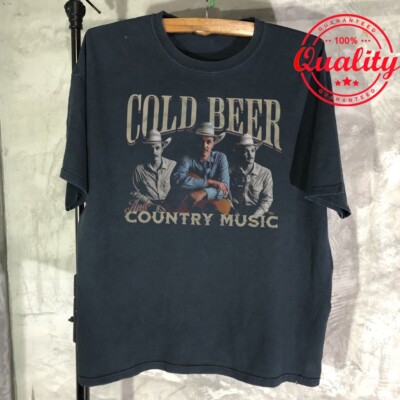 Zach Top Cold Beer And Country Music T Shirt Full Size S-5XL Reprint SD3382