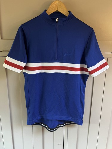 Torm T1 Sportwool men's cycle jersey | Blue/White/Red | Large | Rare