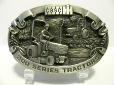  Case IH 235 245 255 265 275 200 Series Utility Tractor Pewter Belt Buckle 1988