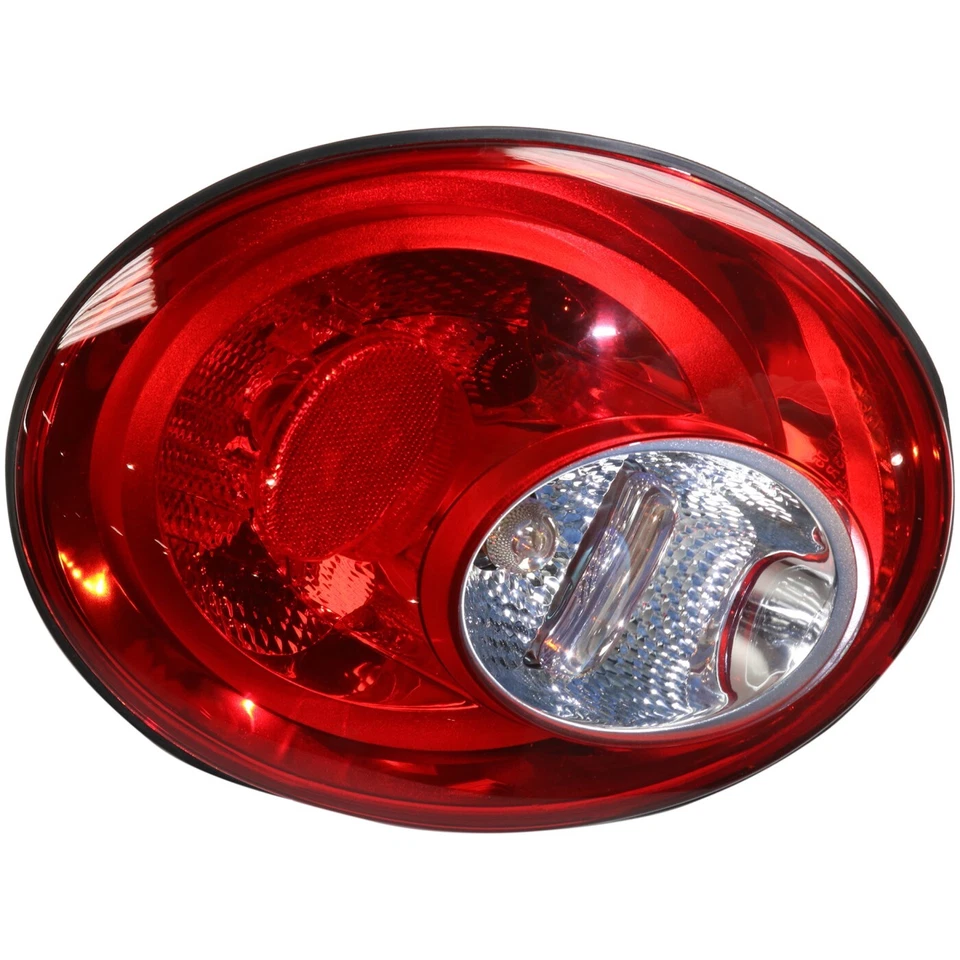 Juego de luces traseras para 06-10 Volkswagen Beetle LH y RH bombilla halógena roja transparente Foto 3 de 4