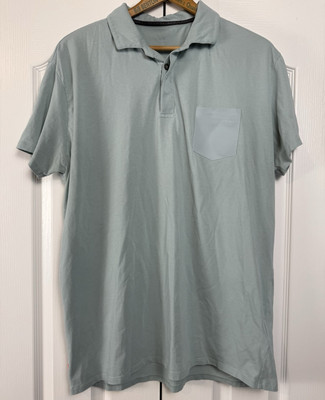 Roberto Ricci Designs Performance POLO RRD MASTIC 22070-82 Gray Blue EUC 58 2XL