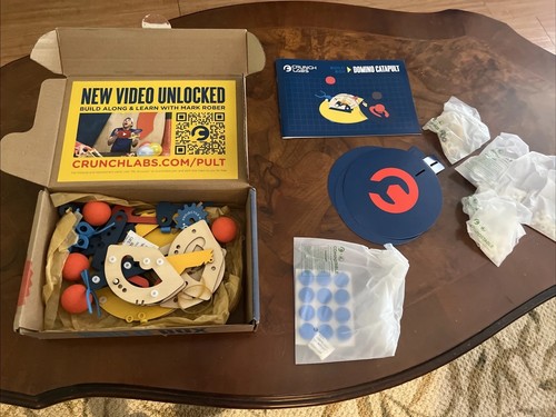 Crunch Labs by Mark Rober DOMINO CATAPULT Engineering STEM Activity Kit