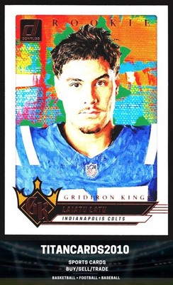 Laiatu Latu 2024 Panini Donrusss ROOKIE PORTRAIT RC Indianapolis Colts #2