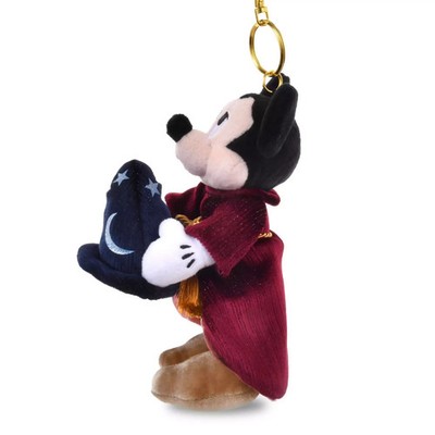 Japan Disney Store Mickey Mouse Plush Keychain FANTASIA 85TH 【US