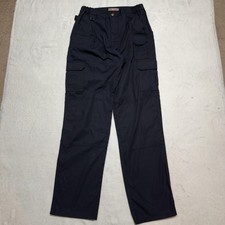 5.11 Tactical Pants Mens 34x36 Navy Blue Cargo Ripstop Utility Polyester Cotton