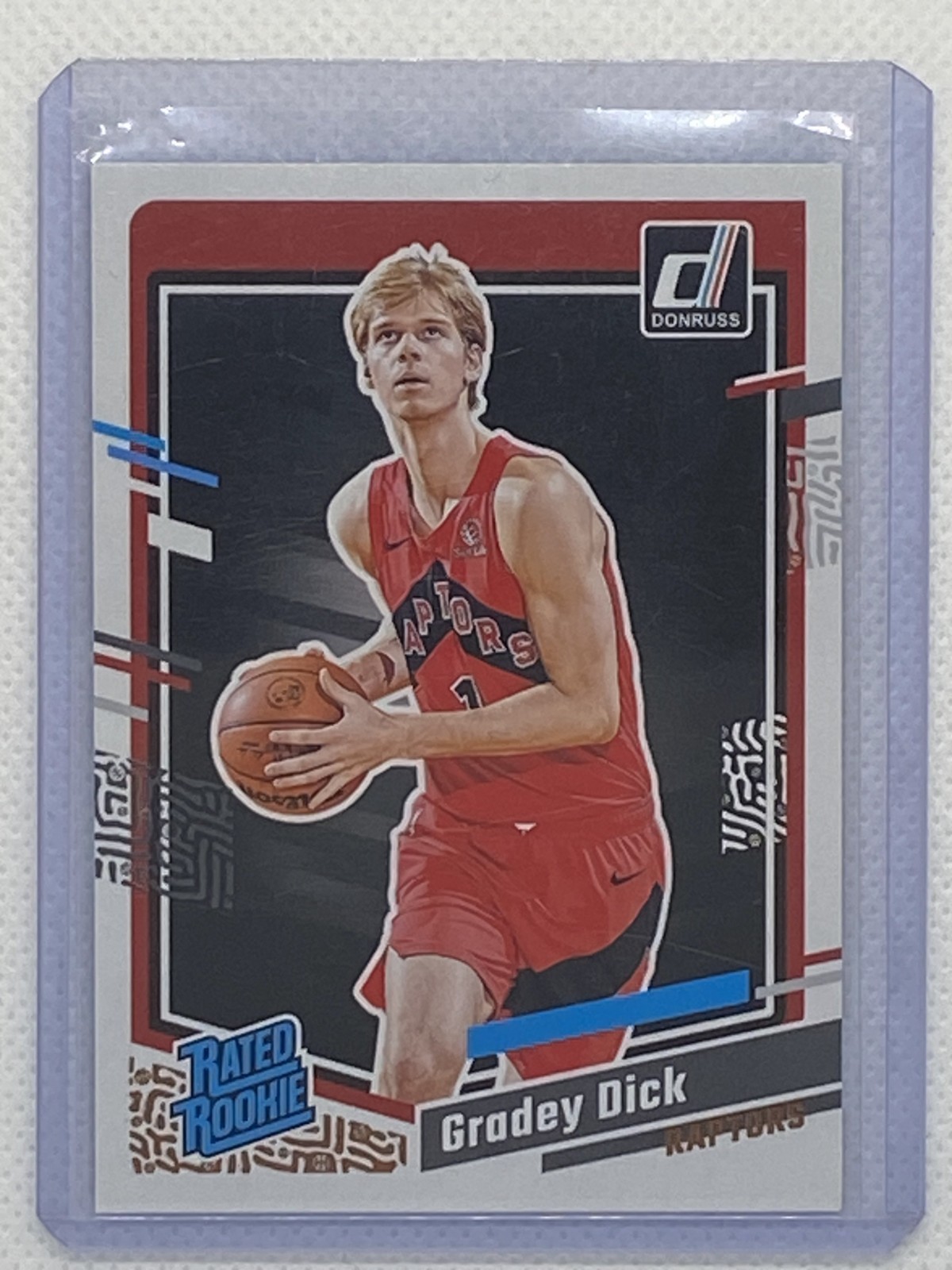 2023-24 Donruss Gradey Dick Rated Rookie Base No. 247 Raptors