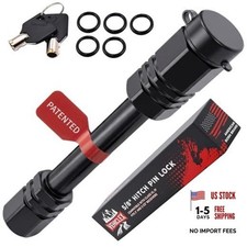 Trailer Hitch Pin Lock for 2" Receiver - Secure 5/8" Locking 2"-2.5" receiver