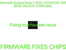 Microsoft Surface Book 2 1832, BEZ HASŁA POPRAWKI OPROGRAMOWANIA UKŁADOWEGO BIOS CHIP M1041235-003