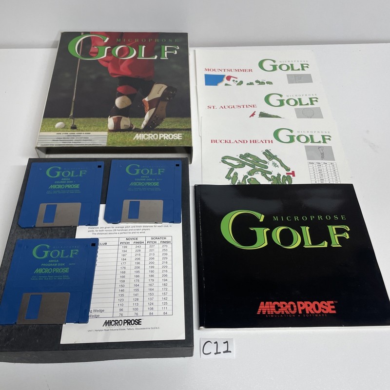 MICROPROSE GOLF - COMMODORE AMIGA BOXED