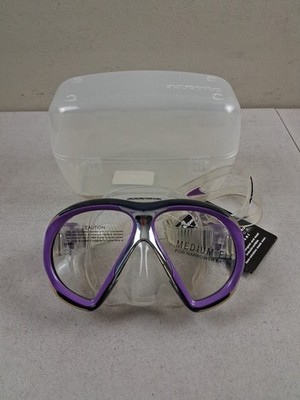 Atomic Aquatics SubFrame Mask Black&Purple Medium Fit Dive Mask 04-0329-00
