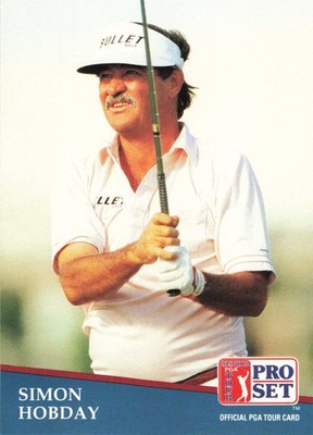 Simon Hobday 1991 Pro Set PGA Tour #258