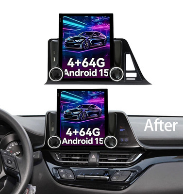 9.7'' Android 15 Carplay  For Toyota C-HR CHR 2016-2021 Car Radio Stereo GPS Navi