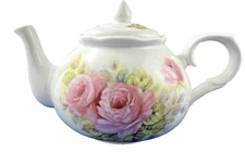 CHINA PINK ROSE FINE BONE CHINA MADE ENGLAND ADDERLEY CERA TEAPOT 6 CUP 44oz NEW