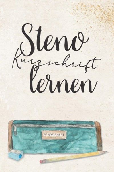 Steno Schreibheft Kurzschrift Lernen ÜBungsheft 6X9 Zoll Ca. Din A5 64 Seiten-image