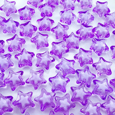 50 PCS 19Mm Acrylic Star Beads Loose Spacer Colorful Beads for DIY Craft Jewelry