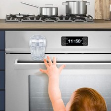 EUDEMON Child Safety Heat-Resistant Oven Door Lock, Oven Front Lock for Kids ...