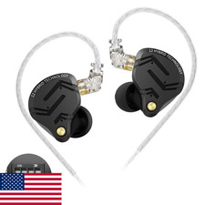 KZ ZS12 PRO X IEM Earbuds Hybrid Wired Headphones 1DD 5BA Tunable In-Ear Monitor