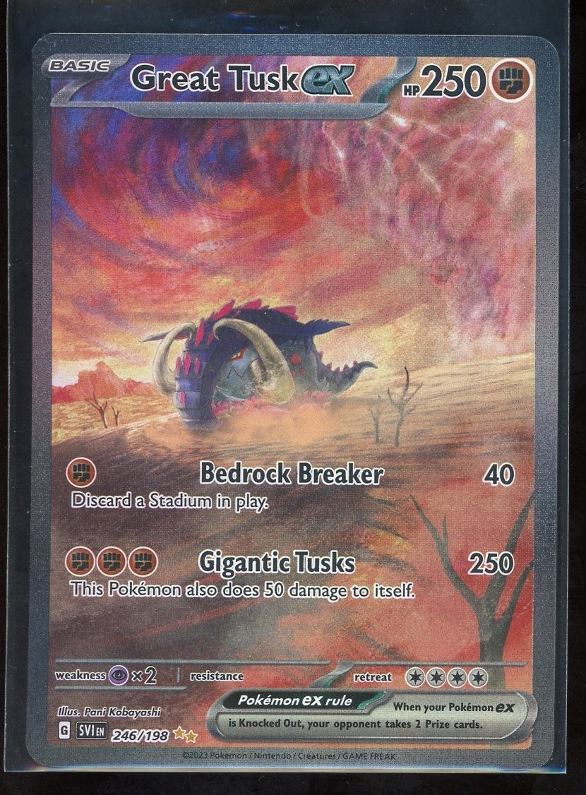 Great Tusk ex [SVI - 246/198] Scarlet & Violet Base Set - NM