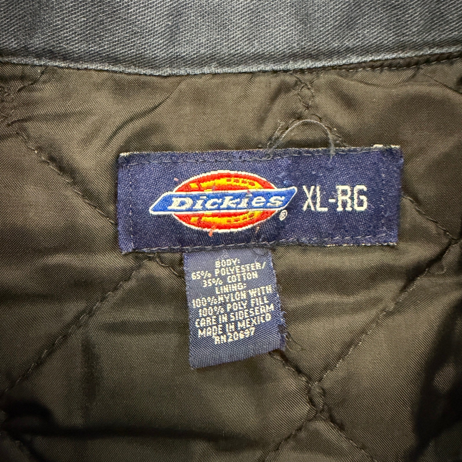 Vintage Dickies Workwear Mechanics Jacket Men's Extra Large Blue 90s Full Zip  thumbnail 6