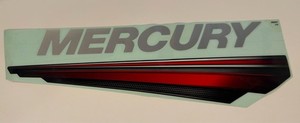OEM Mercury Marine Decal 8M0097218 Cowling Graphic Outboard NOS